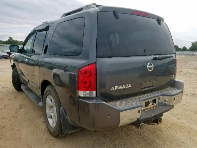 5N1AA08B16N727677 - 2006 NISSAN ARMADA SE GRAY photo 3