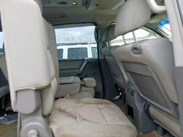 5N1AA08B16N727677 - 2006 NISSAN ARMADA SE GRAY photo 6