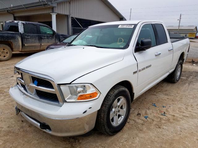 1C6RD6GT2CS252394 - 2012 DODGE RAM 1500 S WHITE photo 2