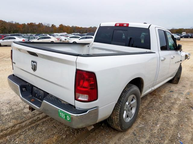 1C6RD6GT2CS252394 - 2012 DODGE RAM 1500 S WHITE photo 4