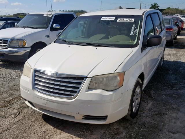 2A8HR44E99R502796 - 2009 CHRYSLER TOWN & COU WHITE photo 2