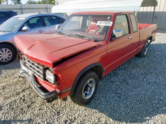 1GCBS14B1F2142987 - 1985 CHEVROLET S TRUCK S1 RED photo 2