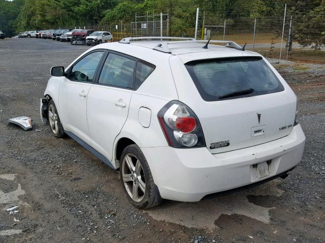 5Y2SM67059Z464397 - 2009 PONTIAC VIBE WHITE photo 3