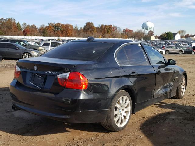 WBAVD335X6KV60962 - 2006 BMW 330 XI BLACK photo 4