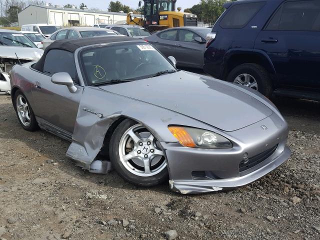 JHMAP1144YT008585 - 2000 HONDA S2000 SILVER photo 1