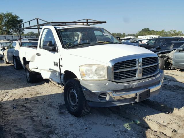 3D7KS26D67G731942 - 2007 DODGE RAM 2500 S WHITE photo 1