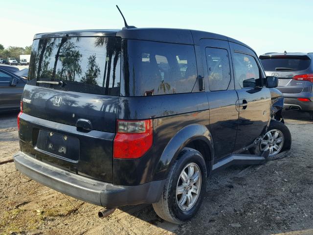 5J6YH18747L010567 - 2007 HONDA ELEMENT EX BLUE photo 4