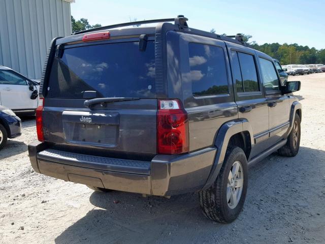 1J8HH48N16C130081 - 2006 JEEP COMMANDER ნაცრისფერი ფოტო 4