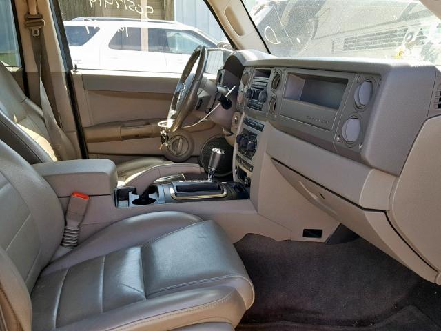 1J8HH48N16C130081 - 2006 JEEP COMMANDER ნაცრისფერი ფოტო 5