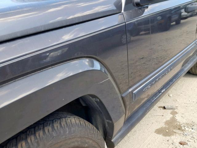 1J8HH48N16C130081 - 2006 JEEP COMMANDER ნაცრისფერი ფოტო 9