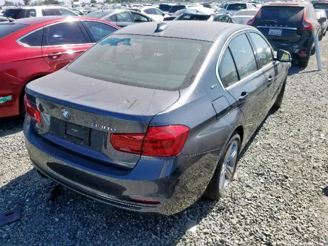 WBA8E1C56HK480138 - 2017 BMW 330E BLACK photo 4