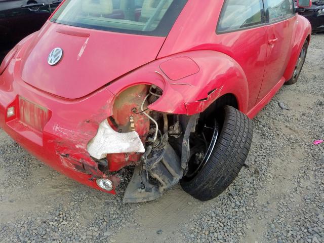 3VWCD21C0YM486398 - 2000 VOLKSWAGEN NEW BEETLE წითელი ფოტო 9