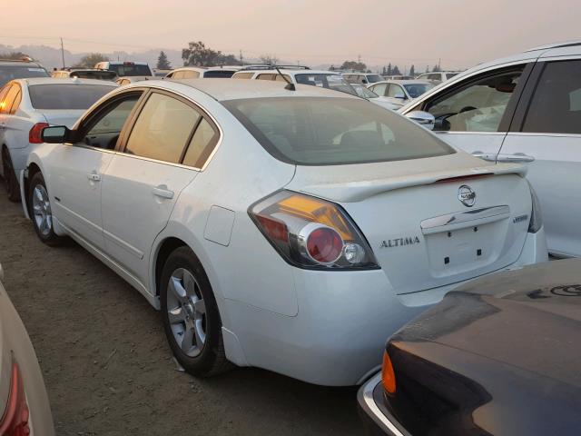 1N4CL21EX9C116446 - 2009 NISSAN ALTIMA HYB WHITE photo 3