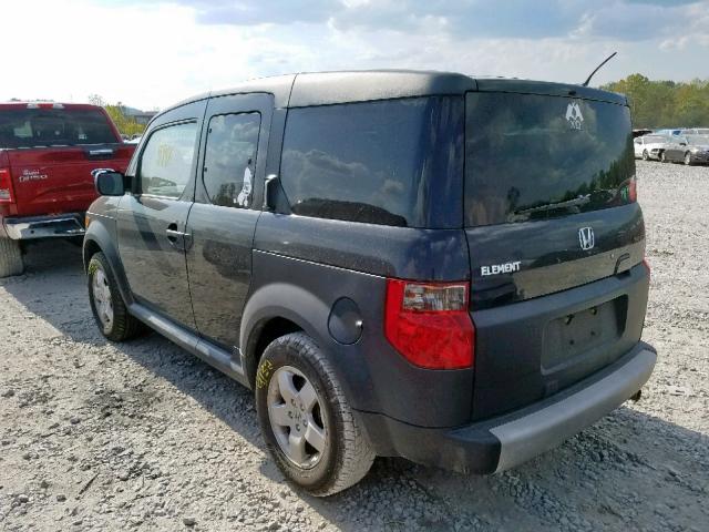 5J6YH28655L025797 - 2005 HONDA ELEMENT EX BLACK photo 3