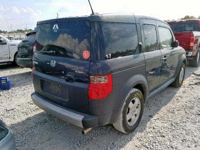 5J6YH28655L025797 - 2005 HONDA ELEMENT EX BLACK photo 4