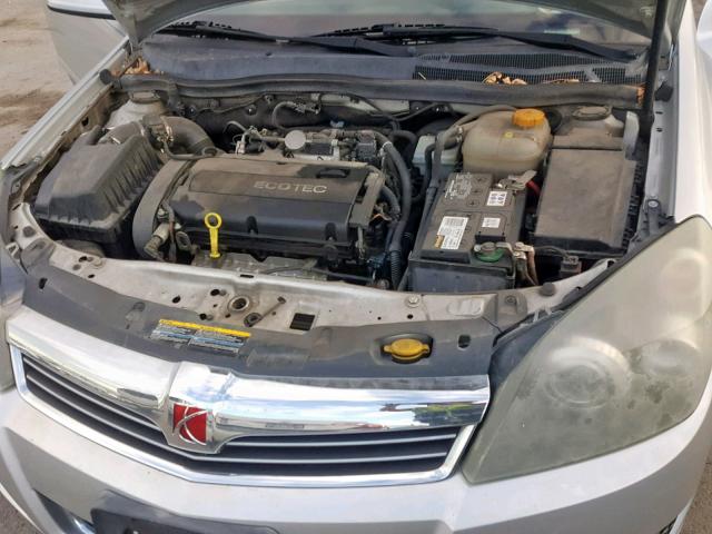 W08AT271185108799 - 2008 SATURN ASTRA XR SILVER photo 7