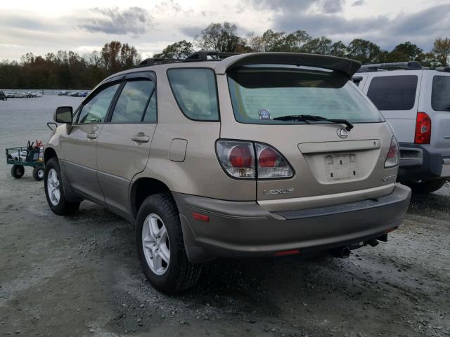 JTJGF10U530150080 - 2003 LEXUS RX 300 GOLD photo 3