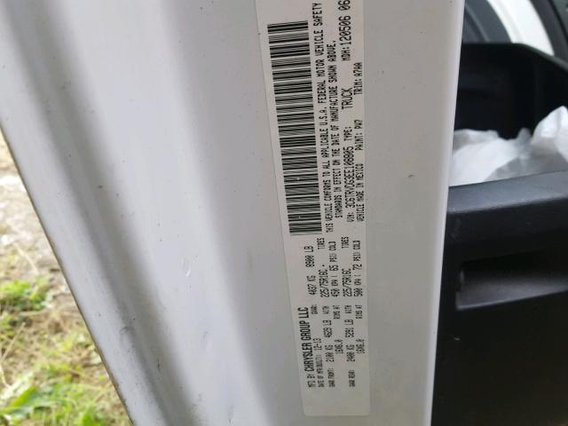 3C6TRVDG3EE108805 - 2014 RAM PROMASTER 白色 照片 10