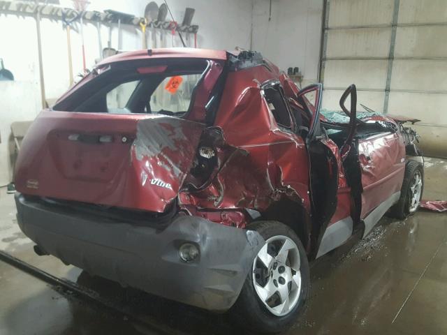 5Y2SL65836Z427825 - 2006 PONTIAC VIBE RED photo 4