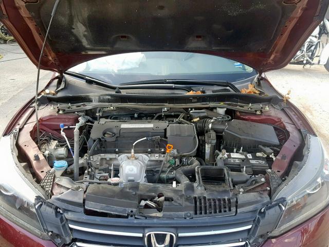 1HGCR2F88FA101609 - 2015 HONDA ACCORD EXL MAROON photo 7