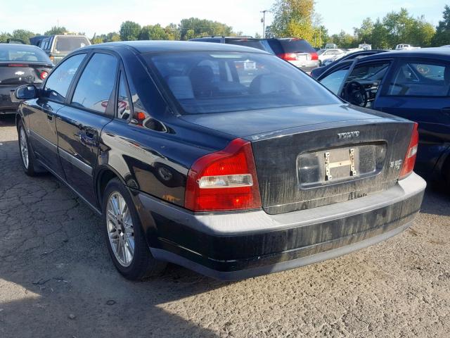 YV1TS90D311192714 - 2001 VOLVO S80 T6 BLACK photo 3