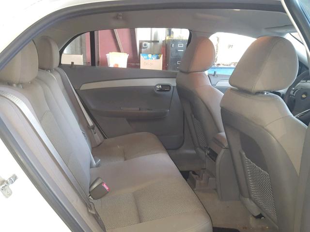 1G1ZB5E04CF181007 - 2012 CHEVROLET MALIBU LS 白色 照片 6