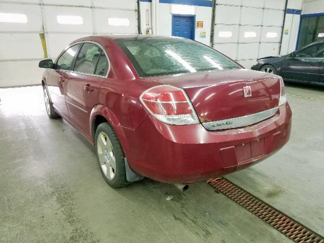 1G8ZS57N47F174333 - 2007 SATURN AURA XE MAROON photo 3