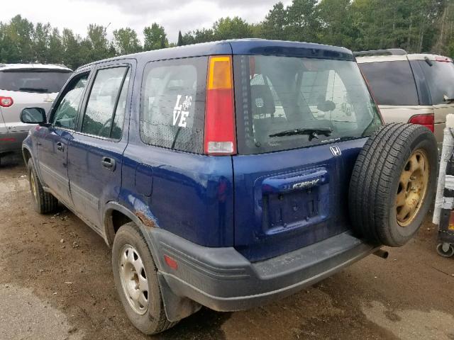 JHLRD1848XC026009 - 1999 HONDA CR-V LX BLUE photo 3