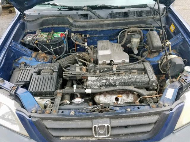 JHLRD1848XC026009 - 1999 HONDA CR-V LX BLUE photo 7