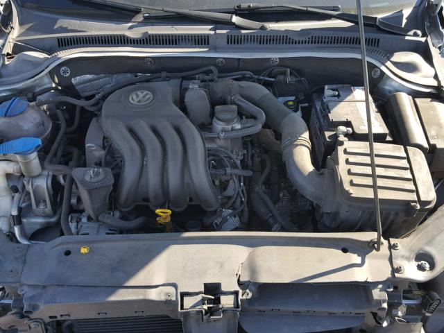 3VW2K7AJ2EM302765 - 2014 VOLKSWAGEN JETTA BASE Արծաթագույն լուսանկար 7