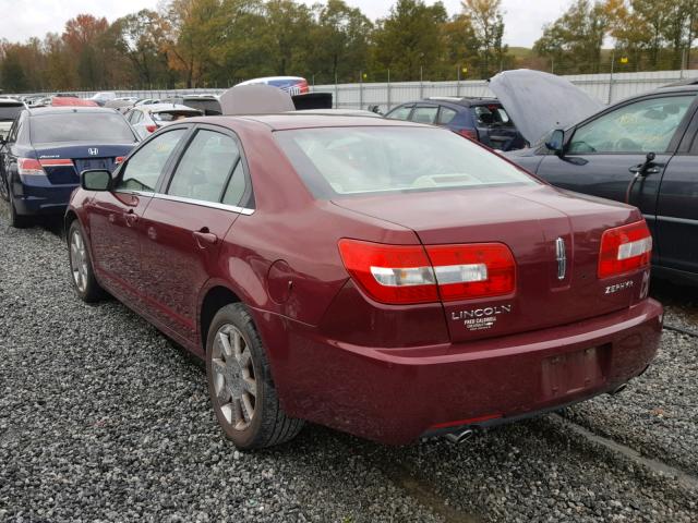 3LNHM261X6R608261 - 2006 LINCOLN ZEPHYR BURGUNDY photo 3