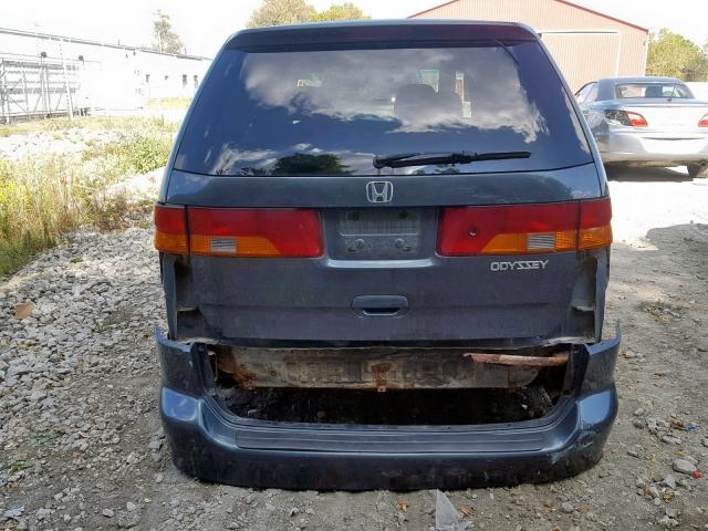 2HKRL18514H003051 - 2004 HONDA ODYSSEY LX CHARCOAL photo 9