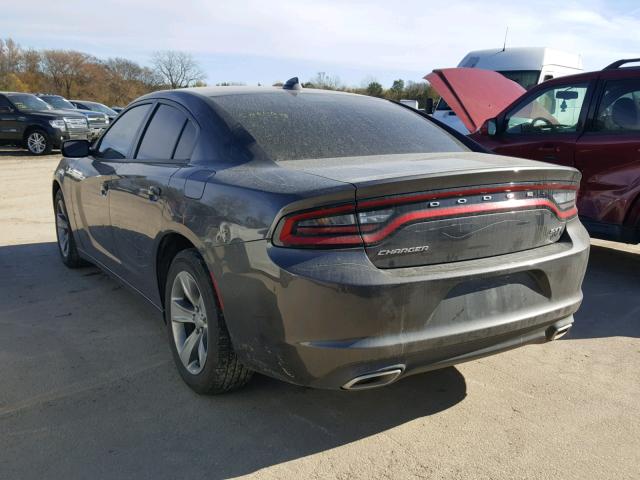 2C3CDXHG8GH355150 - 2016 DODGE CHARGER SX GRAY photo 3