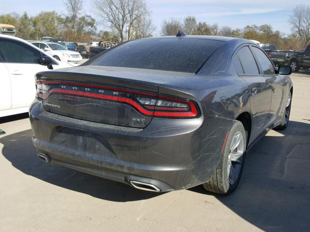 2C3CDXHG8GH355150 - 2016 DODGE CHARGER SX GRAY photo 4