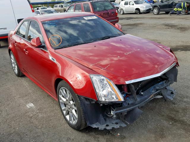 1G6DP5ED1B0129425 - 2011 CADILLAC CTS PREMIU RED photo 1