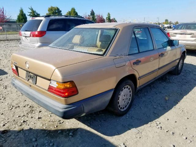 WDBEA30D3JA754186 - 1988 MERCEDES-BENZ 300 E GOLD photo 4