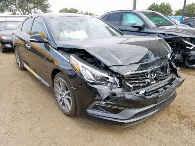 5NPE34AB2FH046249 - 2015 HYUNDAI SONATA SPO BLACK photo 1