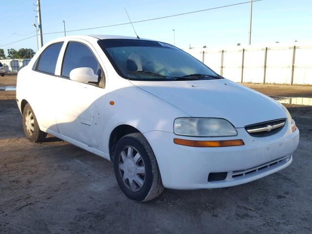 KL1TJ52644B257477 - 2004 CHEVROLET AVEO LS WHITE photo 1