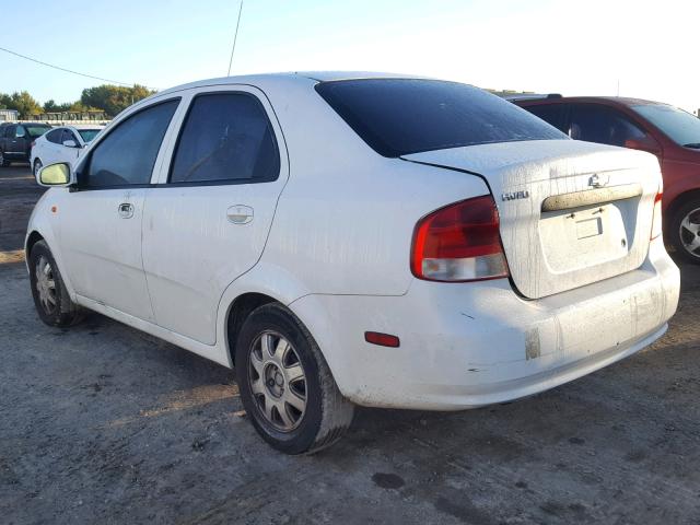 KL1TJ52644B257477 - 2004 CHEVROLET AVEO LS WHITE photo 3