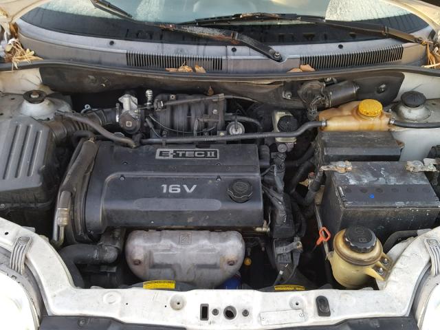 KL1TJ52644B257477 - 2004 CHEVROLET AVEO LS WHITE photo 7