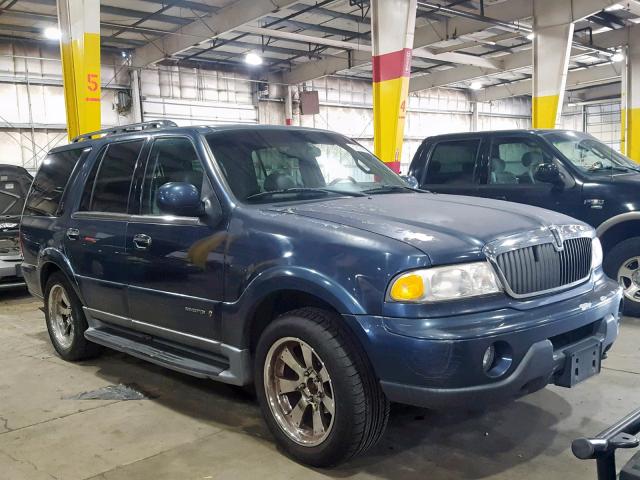 5LMFU28R11LJ13381 - 2001 LINCOLN NAVIGATOR BLUE photo 1