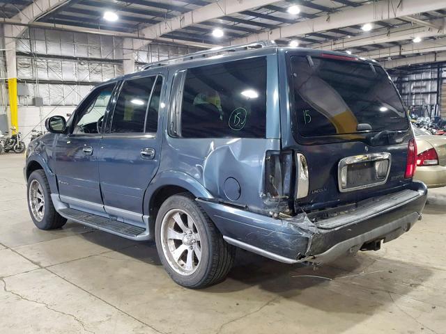 5LMFU28R11LJ13381 - 2001 LINCOLN NAVIGATOR BLUE photo 3