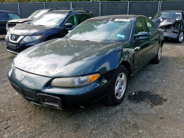 1G2WJ52M4XF244668 - 1999 PONTIAC GRAND PRIX GREEN photo 2