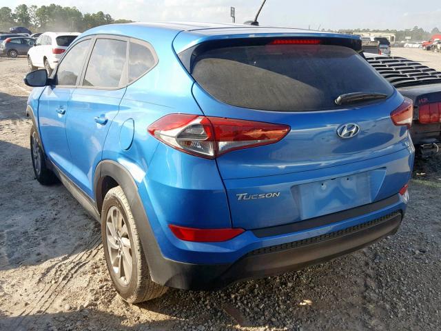 KM8J23A4XHU487872 - 2017 HYUNDAI TUCSON SE BLUE photo 3