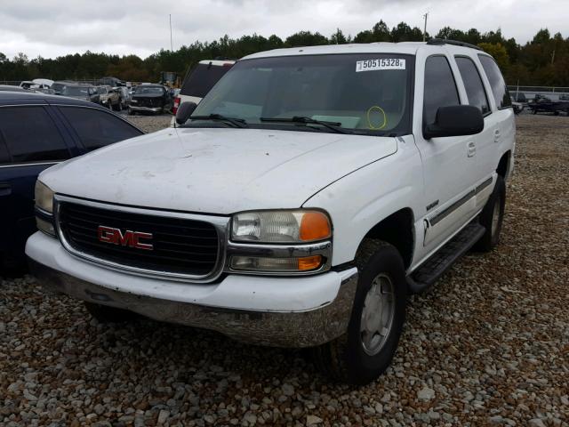 1GKEC13V53R126823 - 2003 GMC YUKON WHITE photo 2