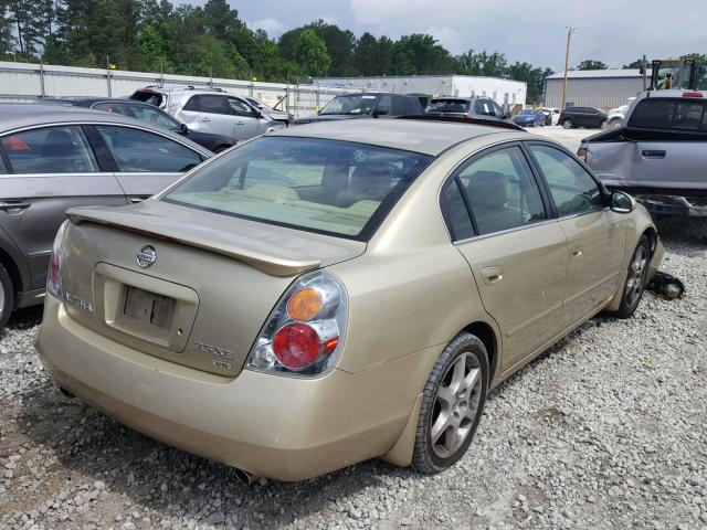 1N4BL11E92C128776 - 2002 NISSAN ALTIMA SE GOLD photo 4