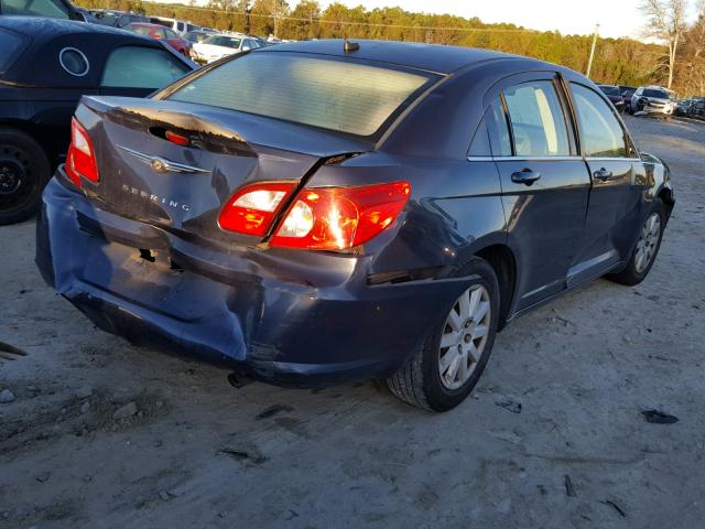 1C3LC46K18N226037 - 2008 CHRYSLER SEBRING LX BLUE photo 4