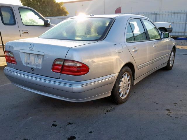 WDBJF65J21B247600 - 2001 MERCEDES-BENZ E 320 SILVER photo 4