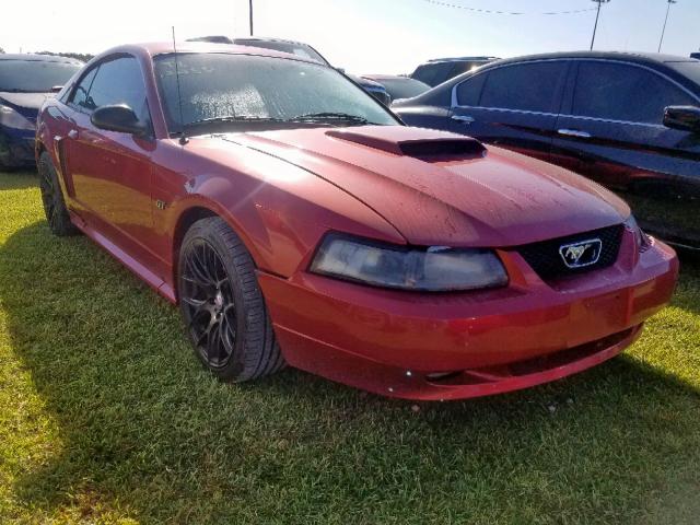1FAFP42X42F177728 - 2002 FORD MUSTANG GT BURGUNDY photo 1