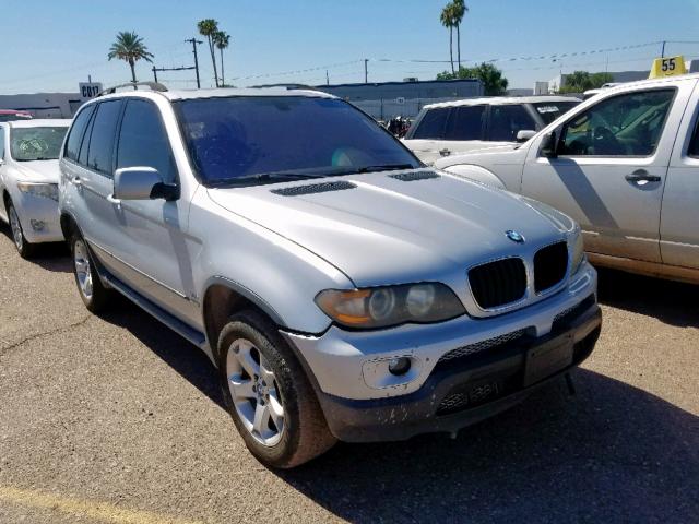 5UXFA13574LU39929 - 2004 BMW X5 3.0I SILVER photo 1